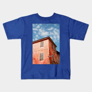 Red Building in Caorle Kids T-Shirt